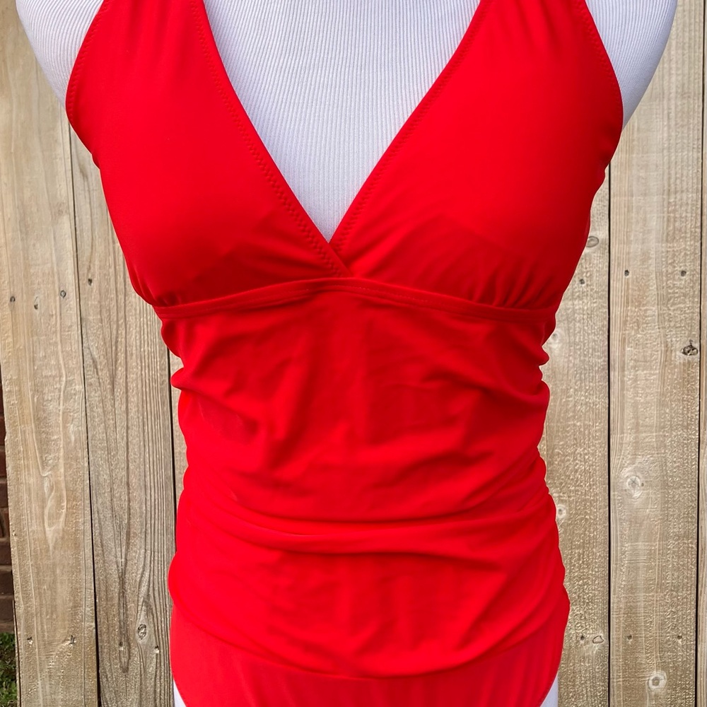 Swims Vibrant Red Strappy Design